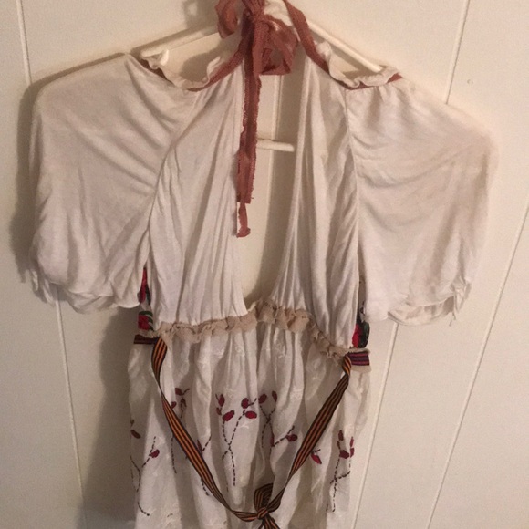 Free people short sleeve tunic top - Picture 4 of 5